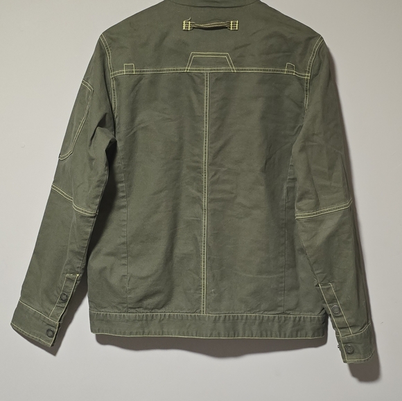 Prana Coat Mens Olive Green Carter Field Jacket Insulated Outdoor - Picture 2 of 7